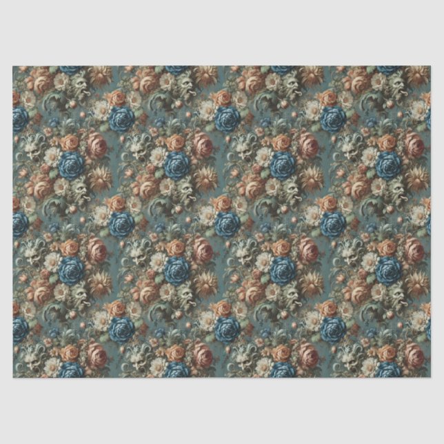 The Whisper that Sharpened the Knife – Gothic Tissue Paper (Front)
