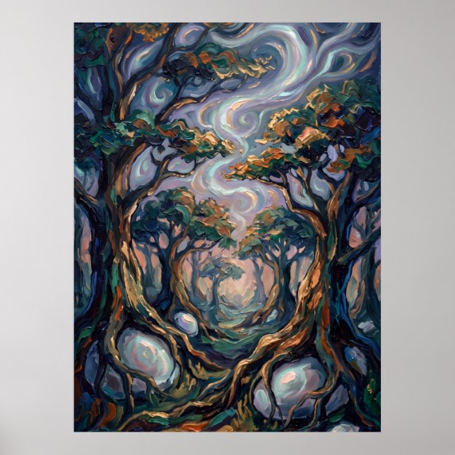 The Whispering Pillars of Aethel Poster (Front)