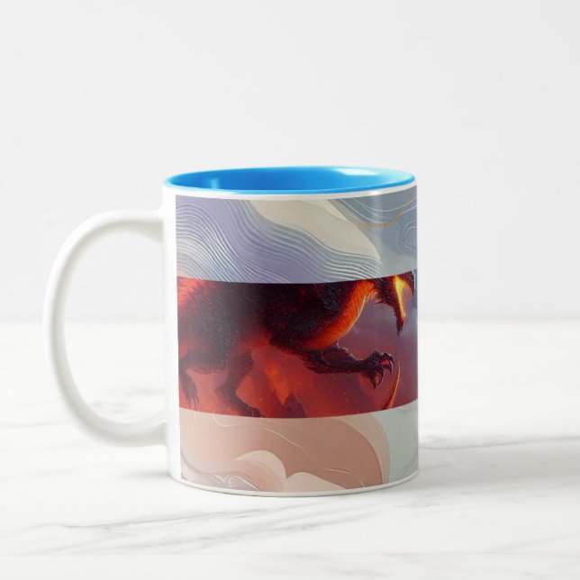 "The Whispering Tree" Two-Tone Coffee Mug (Left)