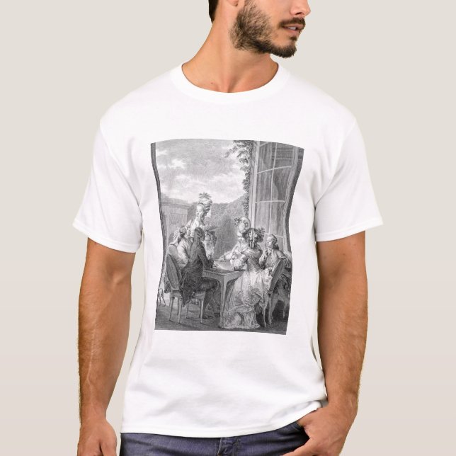 The Whist Party, 1783, engraved by Jean Dambrun (1 T-Shirt (Front)