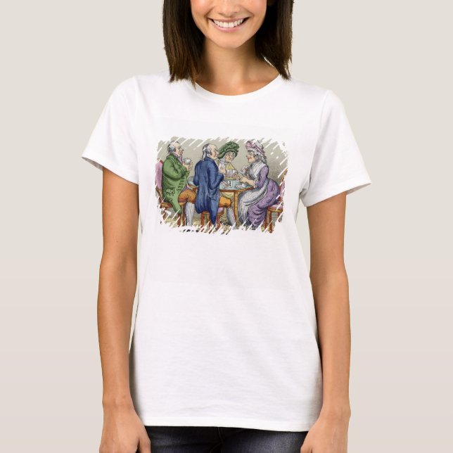 The Whist Party (colour litho) T-Shirt (Front)