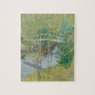 The White Bridge, c.1895 (oil on canvas) Jigsaw Puzzle