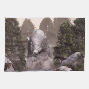 The White Buffalo Tea Towel