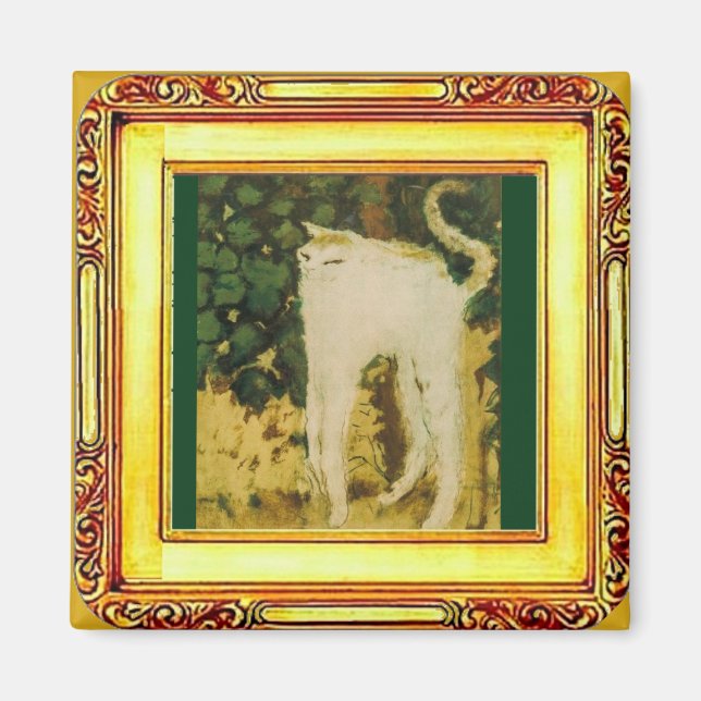 The White Cat, Bonnard Magnet (Front)