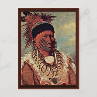 The White Cloud Head Chief Of The Iowa Postcard