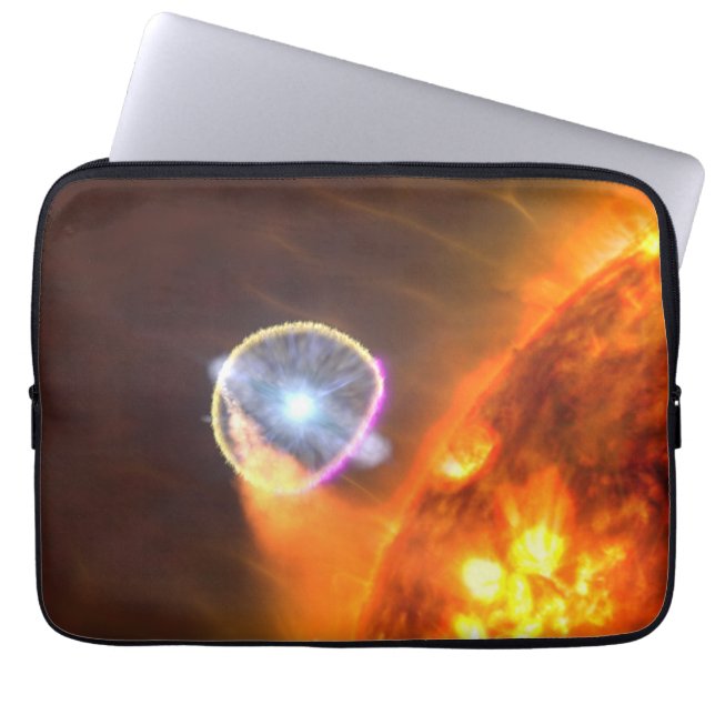 The White Dwarf Star In V407 Cygni Laptop Sleeve (Front)