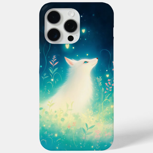 The White Fox Enchanted Gaze Case-Mate iPhone Case (Back)