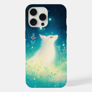 The White Fox Enchanted Gaze iPhone 15 Pro Max Case