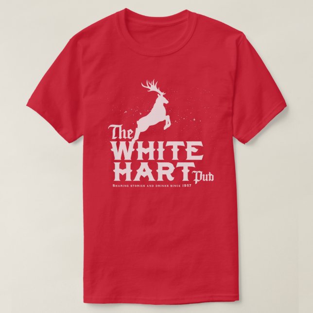 The White Hart T-Shirt (Design Front)