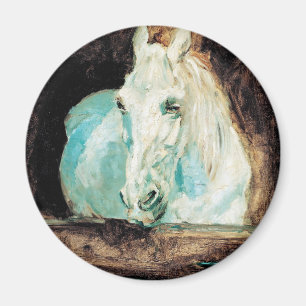 The White Horse Gazelle Henri de Toulouse-Lautrec Magnet