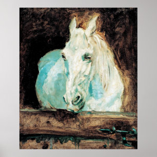 The White Horse Gazelle Henri de Toulouse-Lautrec Poster