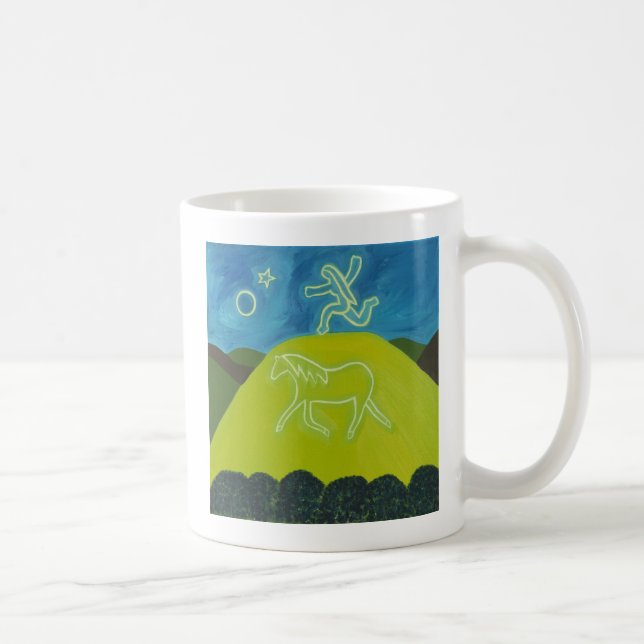The White Horse in Somerset 2011 Coffee Mug (Right)