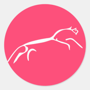 The White Horse of Uffington Classic Round Sticker