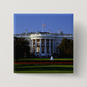The White House 15 Cm Square Badge