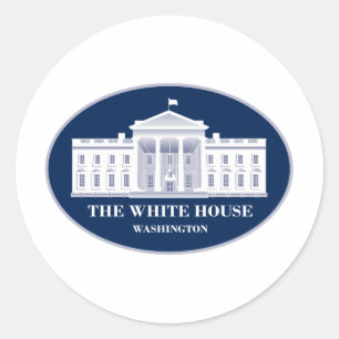 The White House Classic Round Sticker