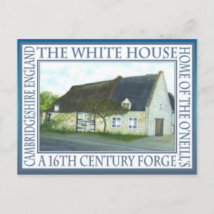 "THE WHITE HOUSE,FORGE" by Brigid O'Neill Hovey Postcard