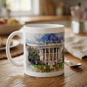 The White House in Washington DC – Southern Facade Coffee Mug