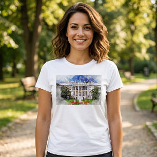 The White House in Washington DC – Southern Facade T-Shirt
