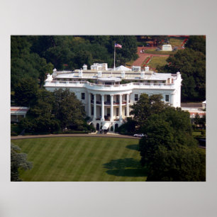 The White House - Southern Facade Poster