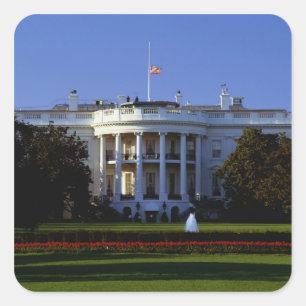 The White House Square Sticker