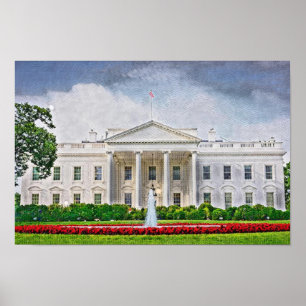 The White House, Washington DC Poster