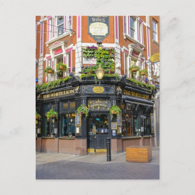 The White Lion, Covent Garden, London UK Postcard (Front)