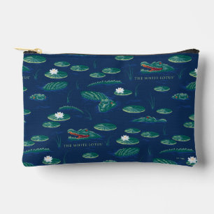 The White Lotus Alligator Lagoon Pattern Accessory Pouch