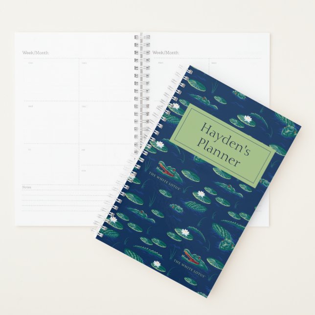 The White Lotus Alligator Lagoon Pattern Planner (Display)