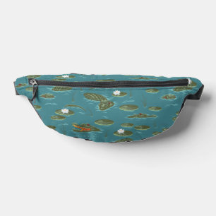 The White Lotus Alligator Waters Pattern Bum Bags
