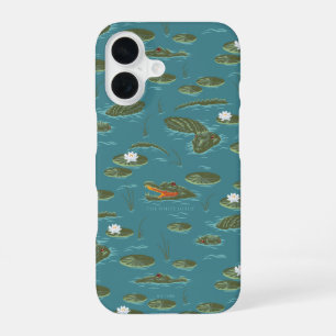 The White Lotus Alligator Waters Pattern iPhone 16 Case