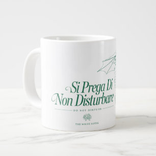 The White Lotus Do Not Disturb Large Coffee Mug