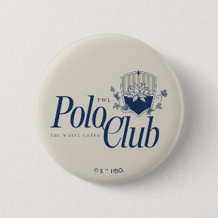 The White Lotus Polo Club 6 Cm Round Badge