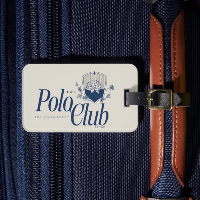 The White Lotus Polo Club Luggage Tag (Front Insitu 4)