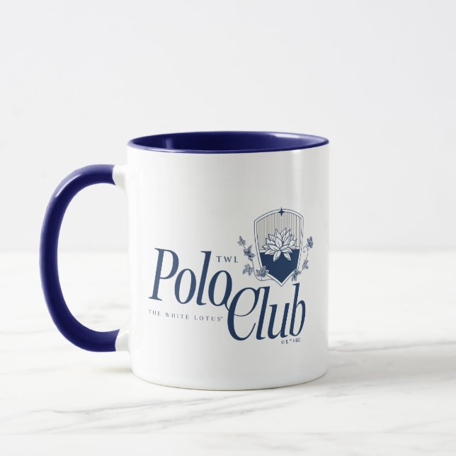 The White Lotus Polo Club Mug (Left)
