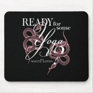 The White Lotus Ready For Some Yoga Snakes Retro L Mouse Mat
