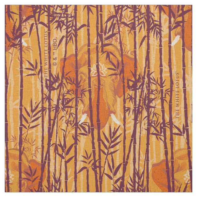 The White Lotus Sunset Safari Pattern Fabric (Swatch)