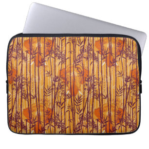 The White Lotus Sunset Safari Pattern Laptop Sleeve