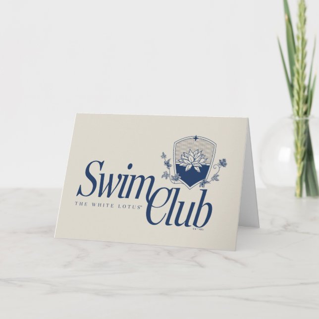 The White Lotus Swim Club Card (Front)