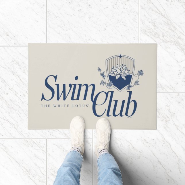 The White Lotus Swim Club Doormat (Indoor)