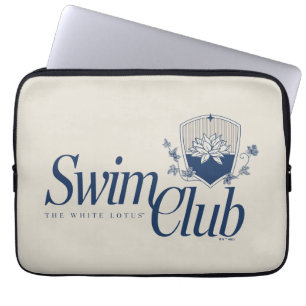 The White Lotus Swim Club Laptop Sleeve