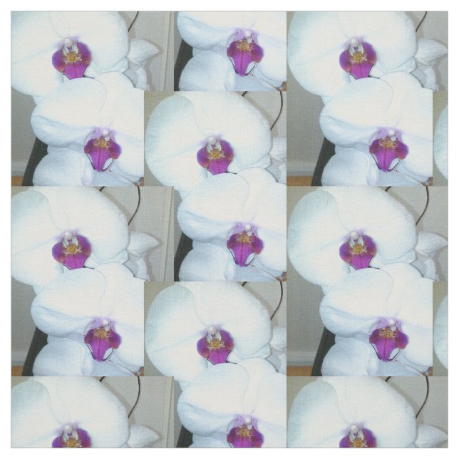 THE WHITE ORCHID fabric (Swatch)