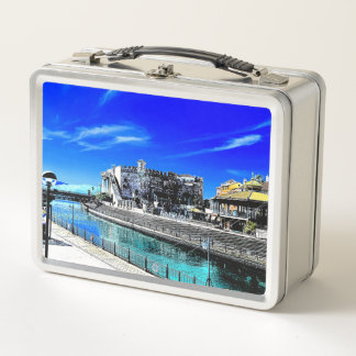 The White Phanto Metal Lunch Box