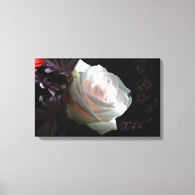 The White Rose - Canvas Print (Front)