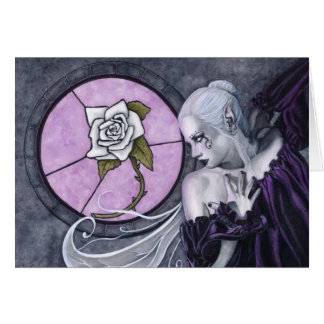 The White Rose card