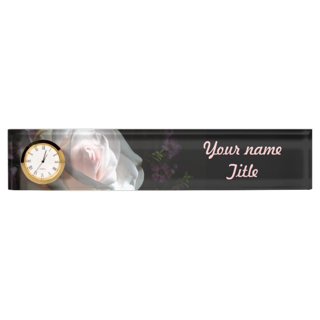 The White Rose - Nameplate (Front)