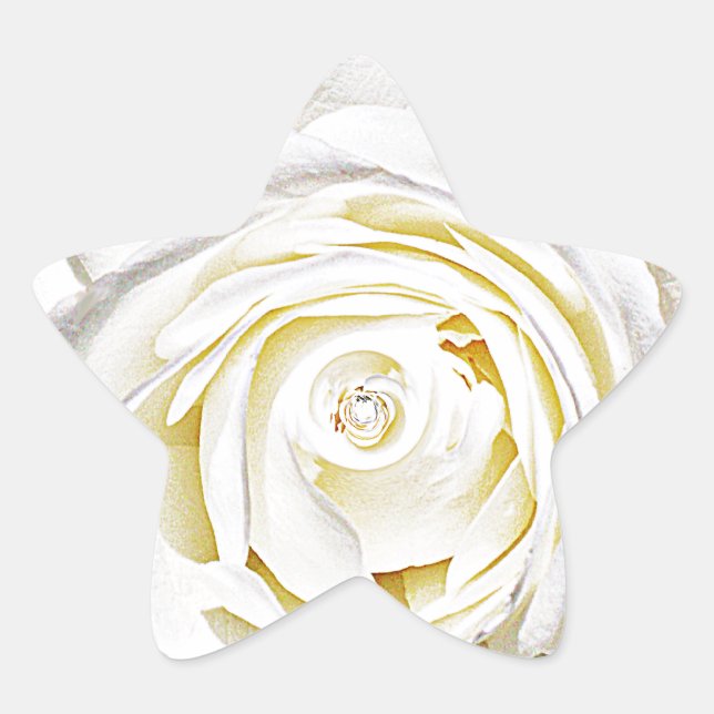 The White Rose of Love_ Star Sticker (Front)