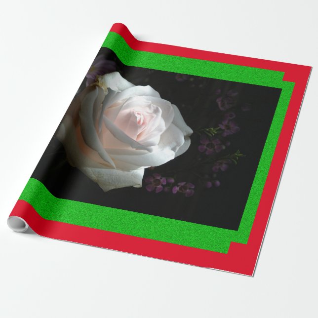The White Rose - Wrapping Paper (Unrolled)