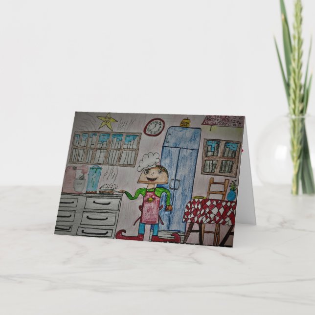 "The White Starline Eatery" Get Well Card (Front)