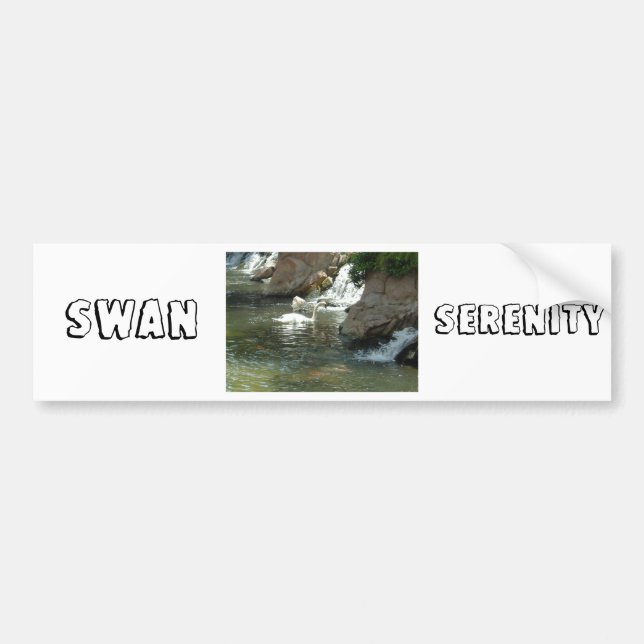 The White Swan Bumper Sticker (Front)
