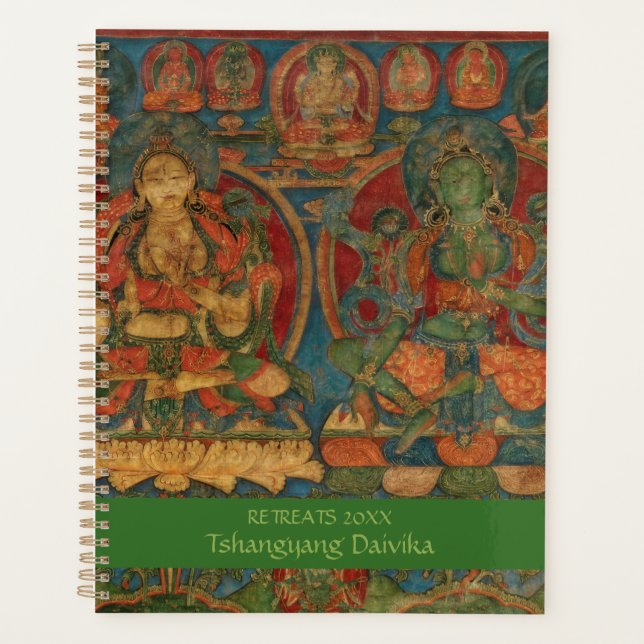 The White Tara and The Green Tara  Planner (Front)